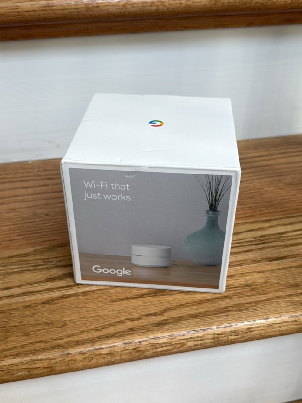 Google Mesh Wi‑Fi Unit in White